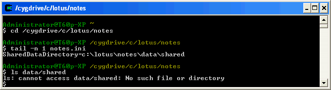 Image:The SharedDataDirectory environment variable, and some impacts to Notes on Windows Users